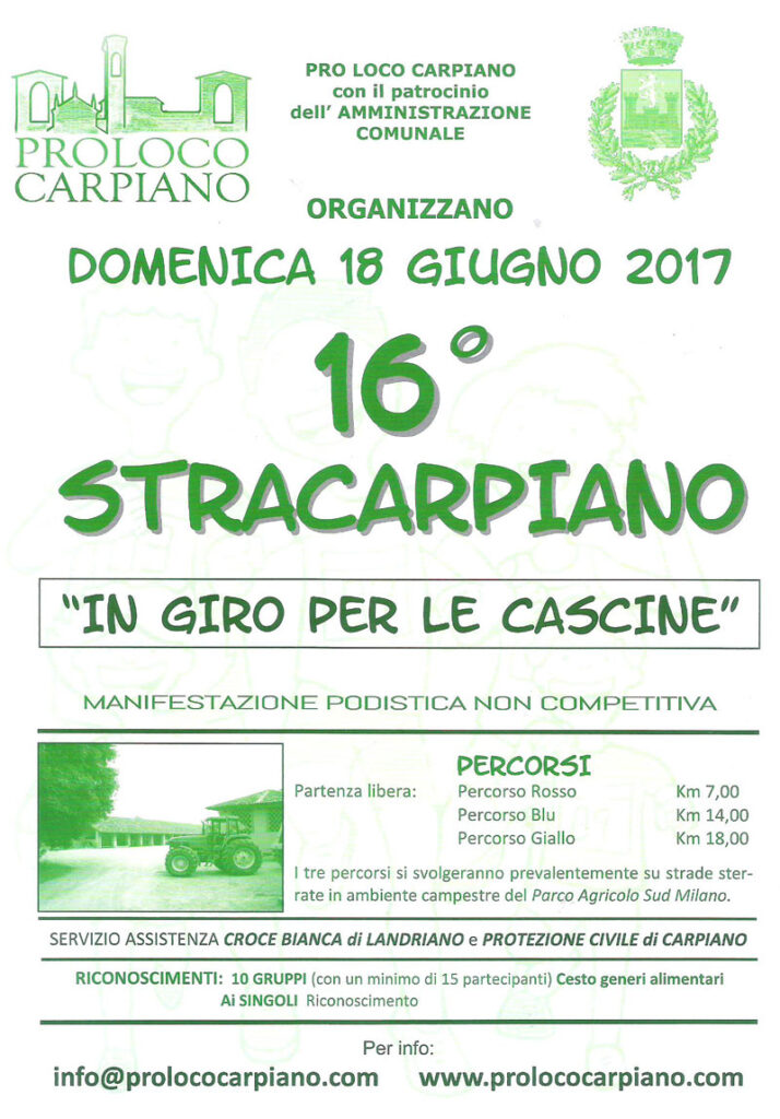 16^ STRACARPIANO – IN GIRO PER LE CASCINE