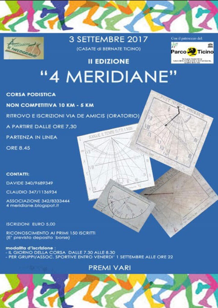 volantino 4 Meridiane – 2a Edizione