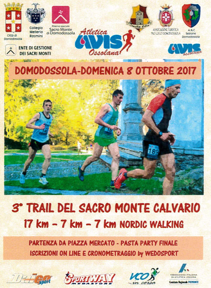 Trail del Sacro Monte Calvario - 8 ottobre 2017