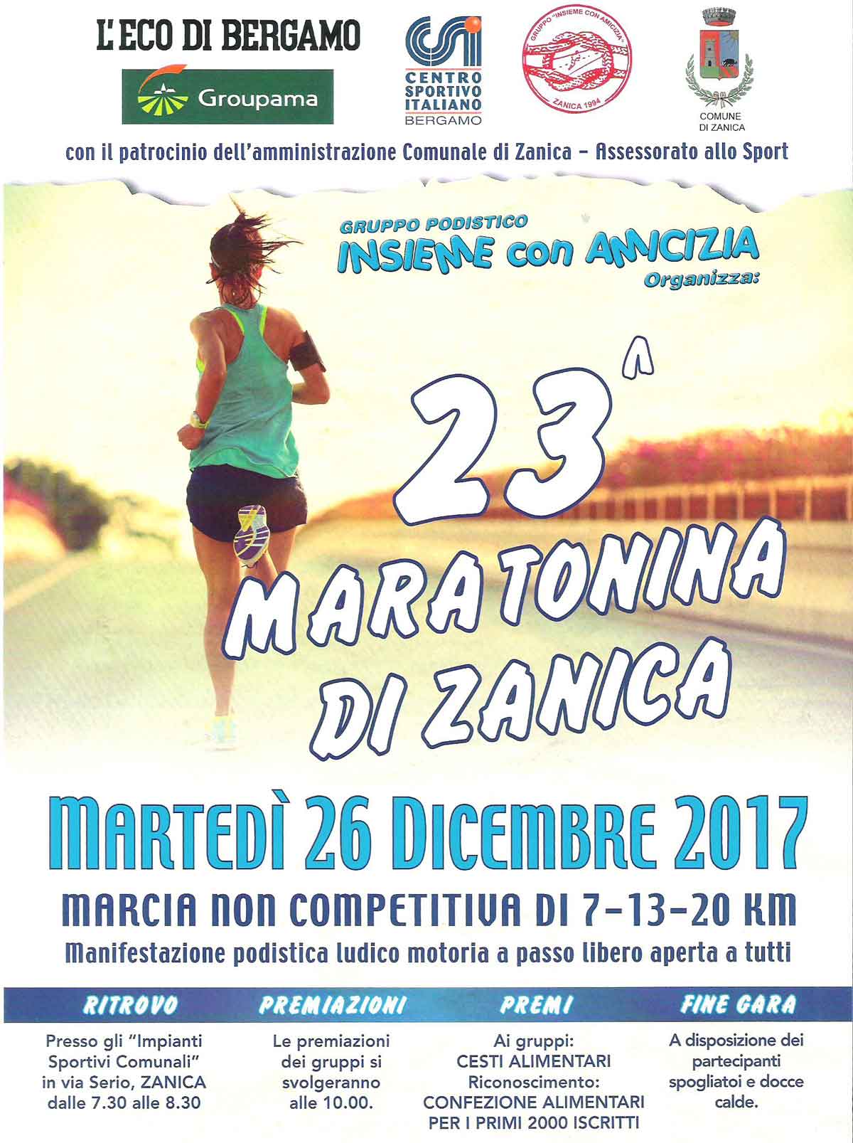 Maratonina di Zanica – 23a Edizione