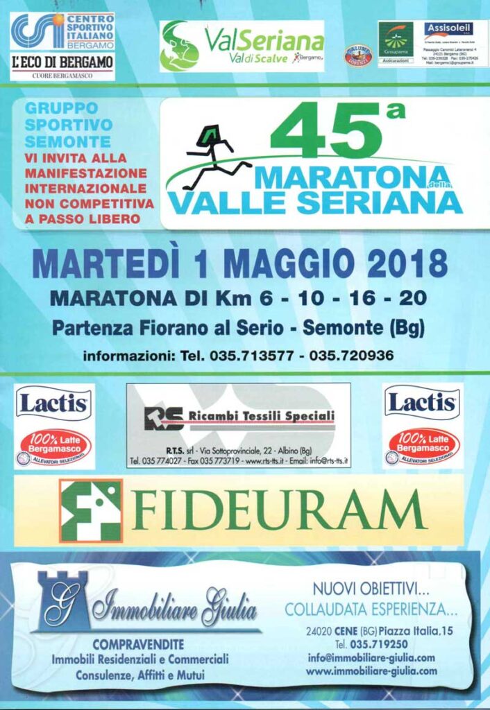 45^ Maratona Valle Seriana