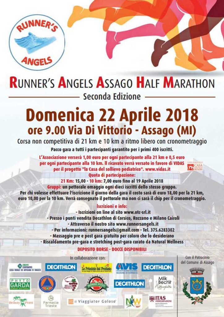Runner's Angels Assago Half Marathon 2a edizione
