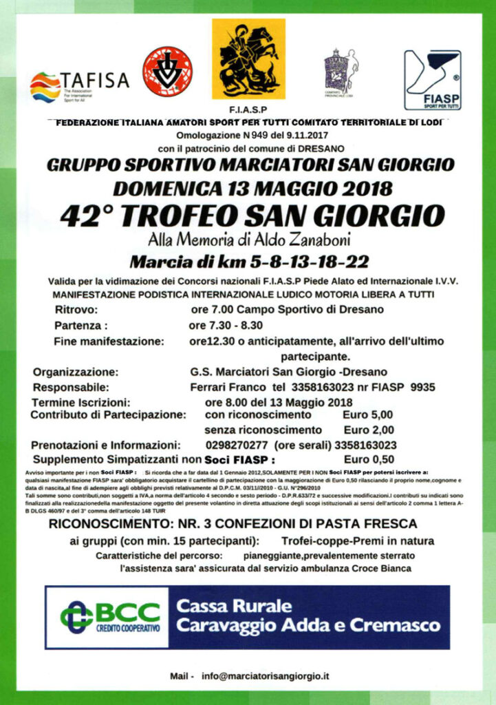 42° Trofeo San Giorgio