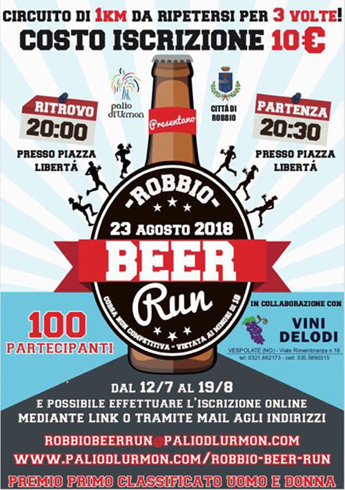 Robbio Beer Run