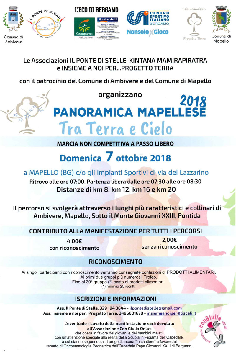 Panoramica Mapellese 2018