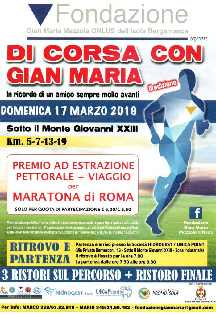 Di corsa con Gian Maria - 3^ edizione