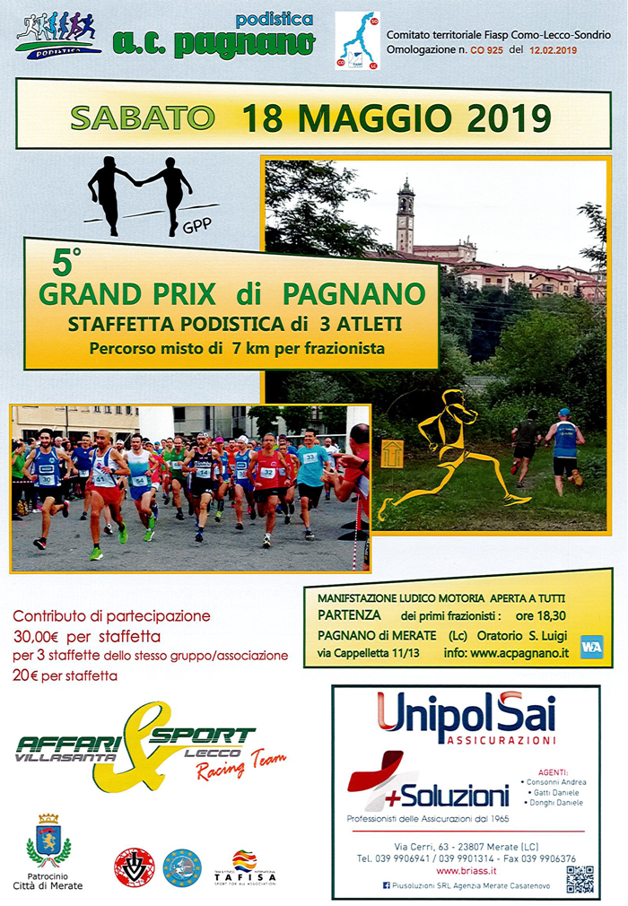 5° Grand Prix di Pagnano