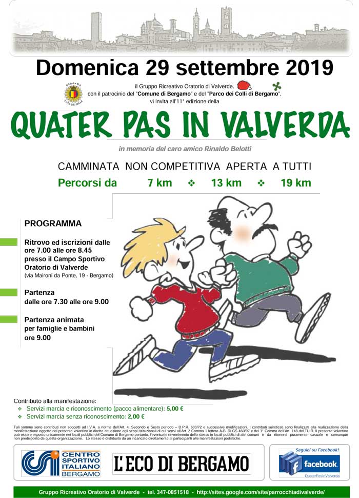 Quater Pas in Valverda - 11^ edizione