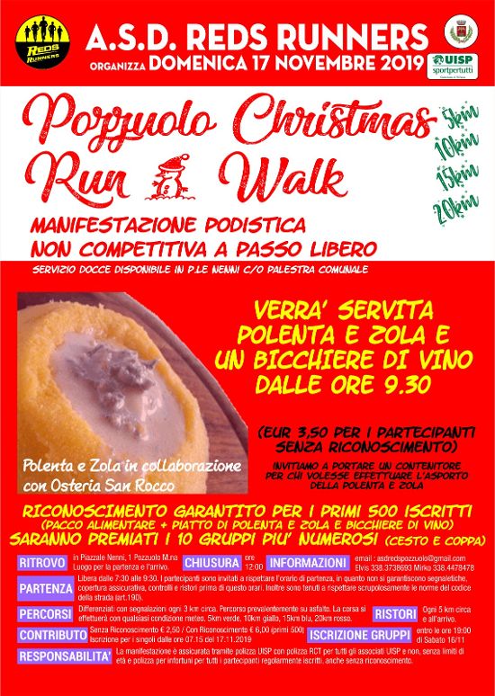 Pozzuolo Christmas Run Walk 2019