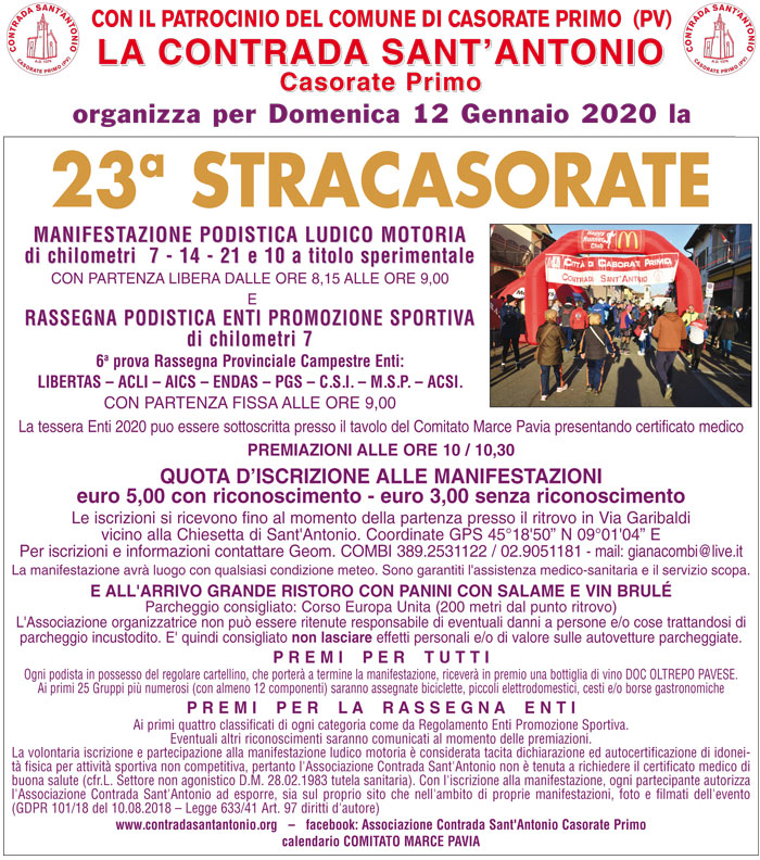 23^ Stracasorate