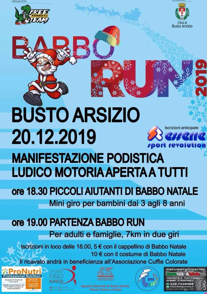 Babbo Run 2019 Busto Arsizio