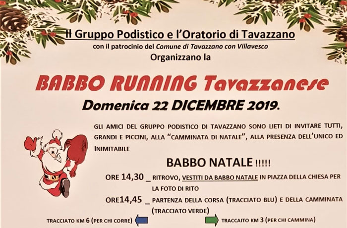 Babbo Running Tavazzanese 2019